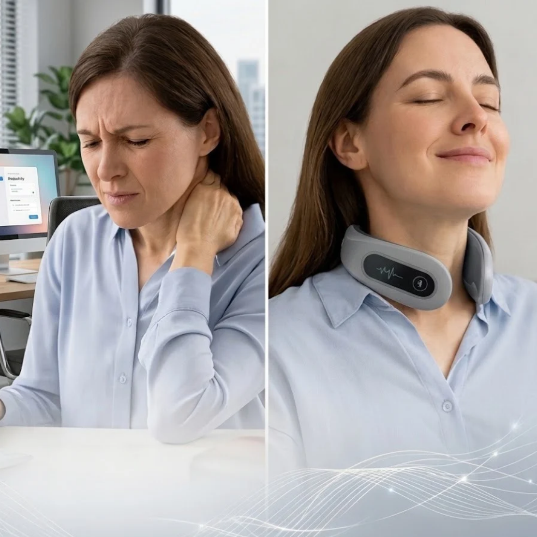 MASAJEADOR CERVICAL ELECTROESTIMULACION